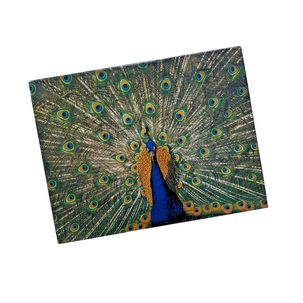 Vintage Springbok PREENING PEACOCK Jigsaw Puzzle 500+ pcs. 18"x 23 1/2" PZL4119